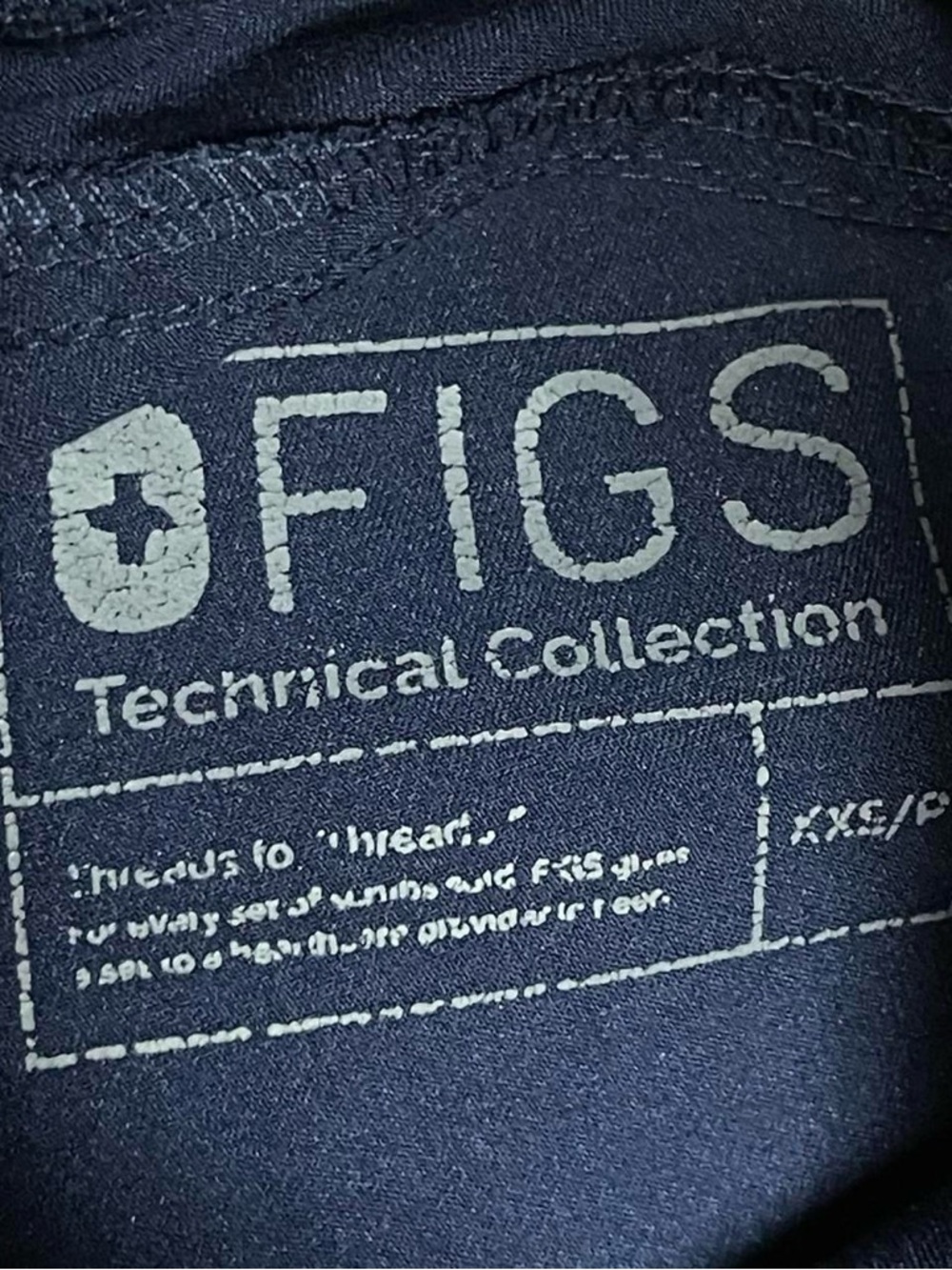 FIGS Kade Cargo Scrub Pants Blue Womens Sz XXS Petite Nurse Pockets Straight Leg - Picture 3 of 8